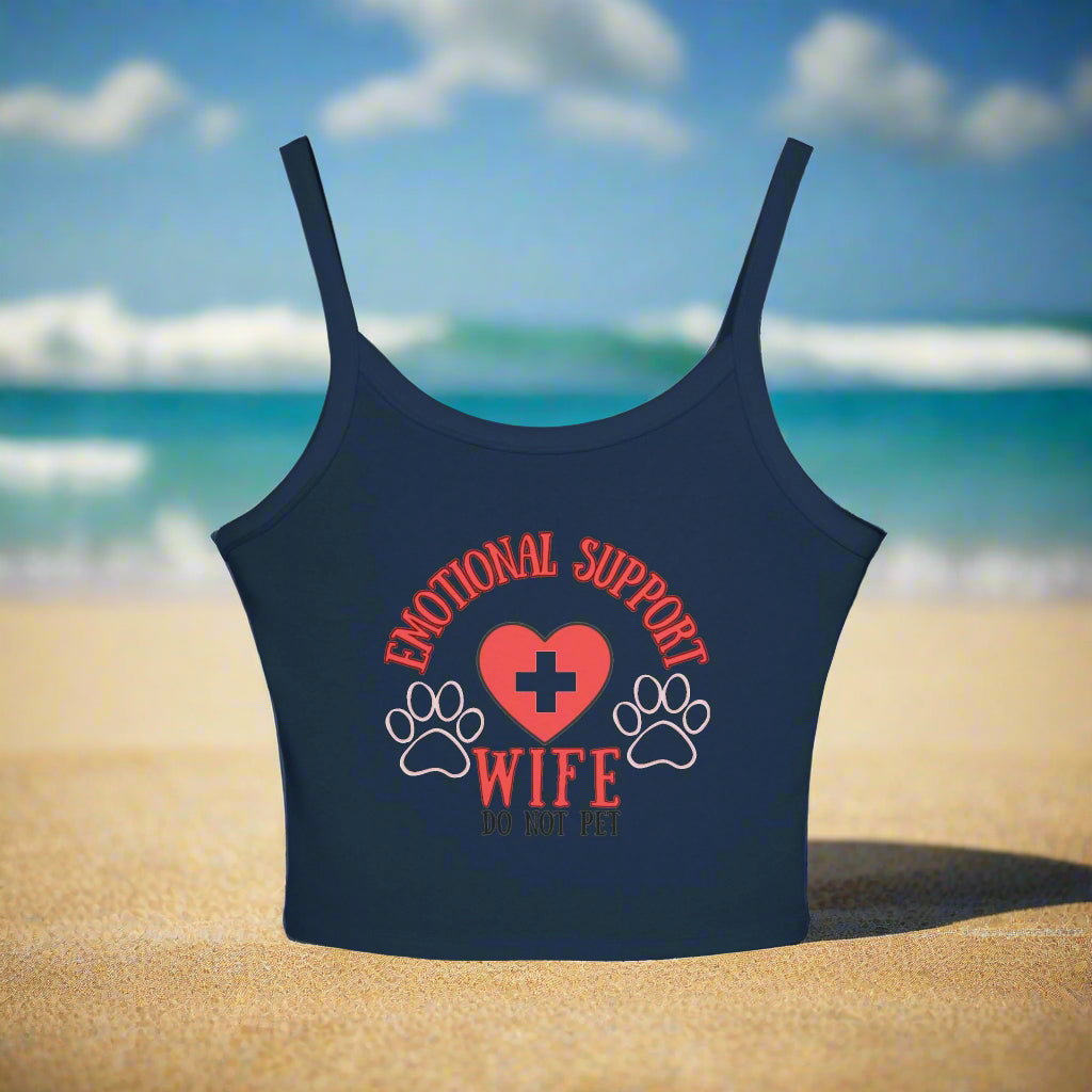 Women's Emotional Support Spaghetti Strap Tank Top