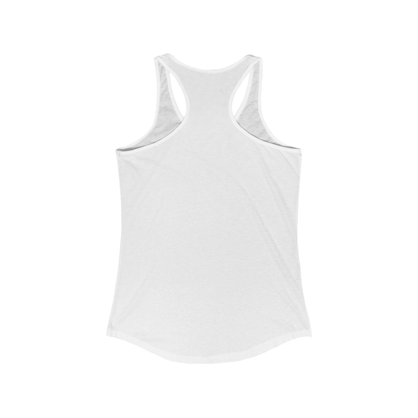 Protected by Pooch White Women's Ideal Racerback Tank