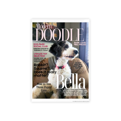 Fully Personalized Magazine Cover Gloss Poster