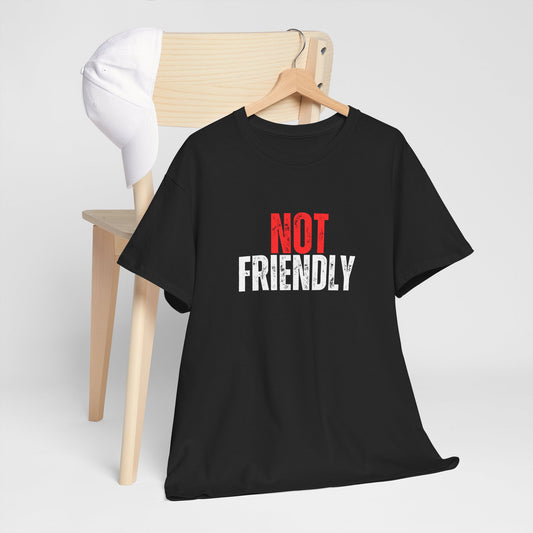 Not Friendly Jersey Short Sleeve tee