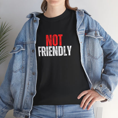 Not Friendly Jersey Short Sleeve tee