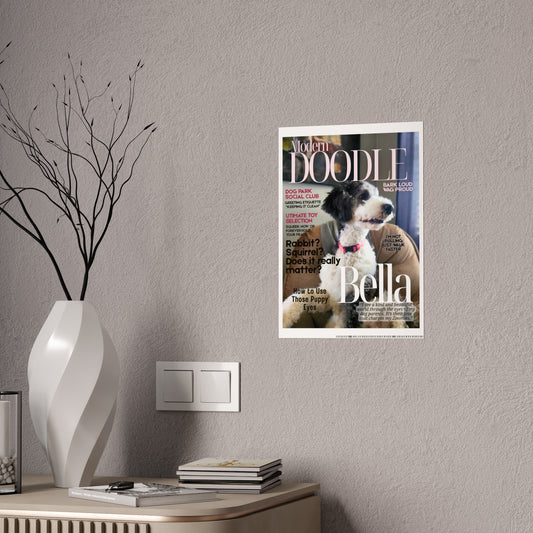 Fully Personalized Magazine Cover Gloss Poster