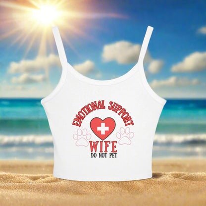 Women's Emotional Support Spaghetti Strap Tank Top