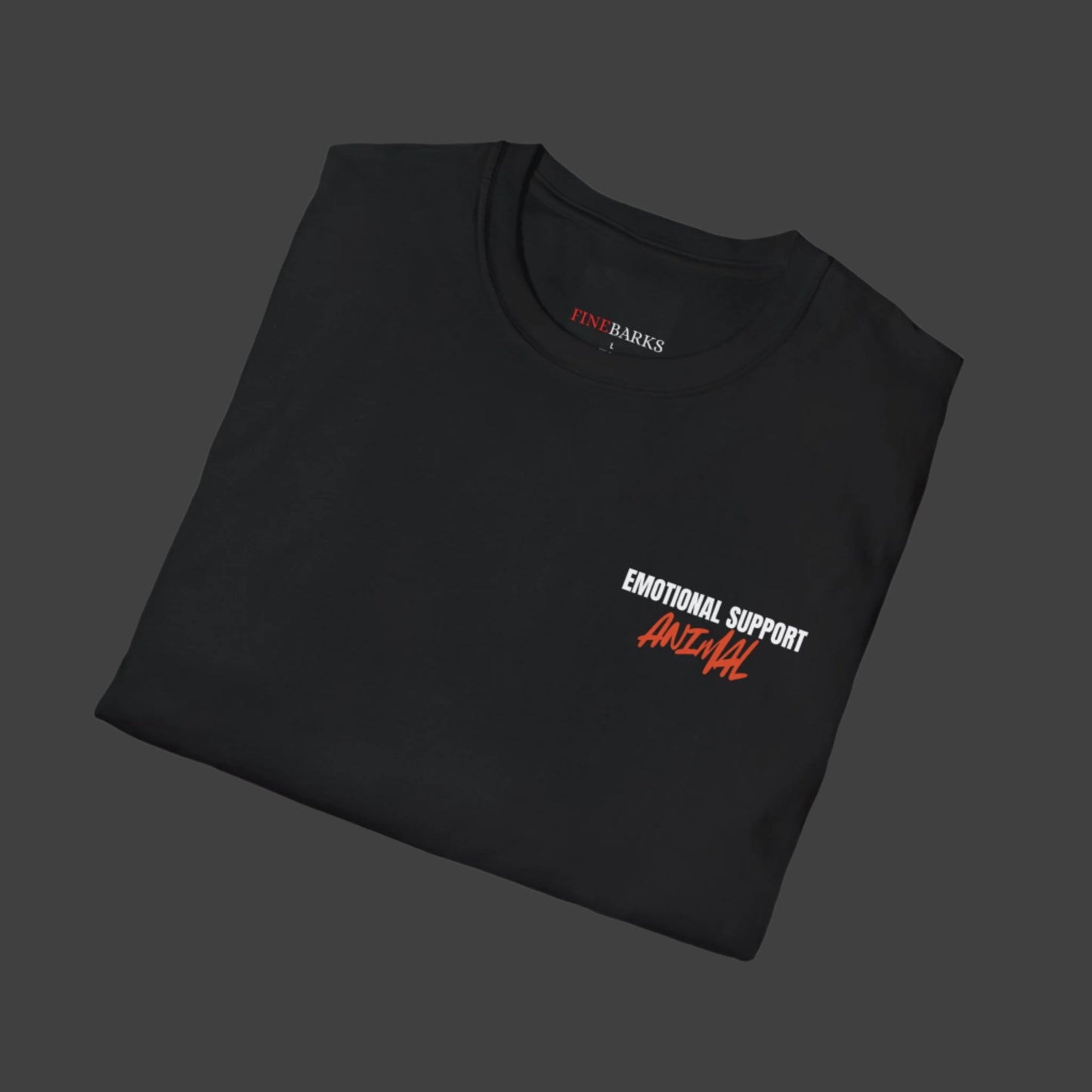 Emotional Support Animal Logo Design Unleashed T-shirt