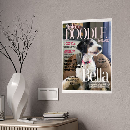 Fully Personalized Magazine Cover Gloss Poster