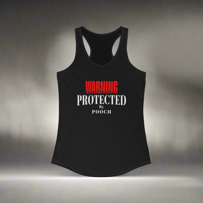 Protected by Pooch Women's Ideal Racerback Tank