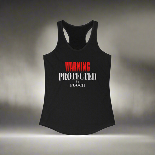 Protected by Pooch Women's Ideal Racerback Tank